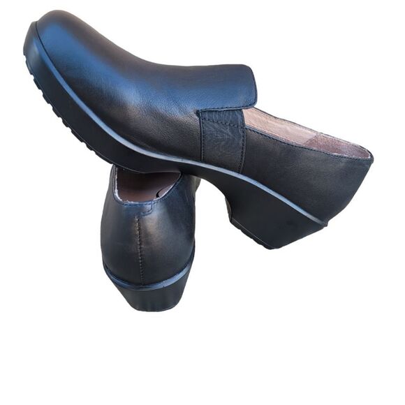 Dansko Jessica Women's Shoes Size 9.5 Black Slip On Leather Uppers Clog - Picture 6 of 9